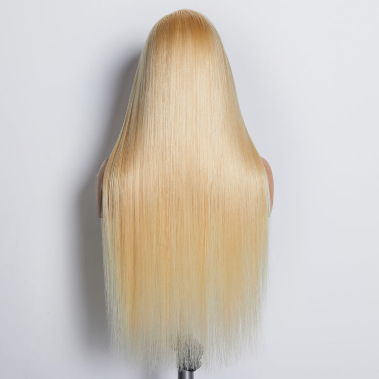 150% Density 13x4 Pre-Plucked Lace Frontal Wig Straight #613