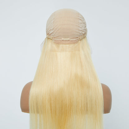 150% Density 13x4 Pre-Plucked Lace Frontal Wig Straight #613