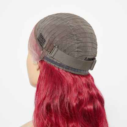 150% Density 13x4 Pre-Plucked Free Part Lace Frontal Wig Body Wave 24 Inches 99J