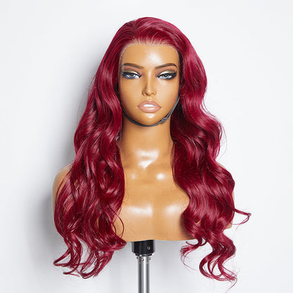 150% Density 13x4 Pre-Plucked Free Part Lace Frontal Wig Body Wave 24 Inches 99J