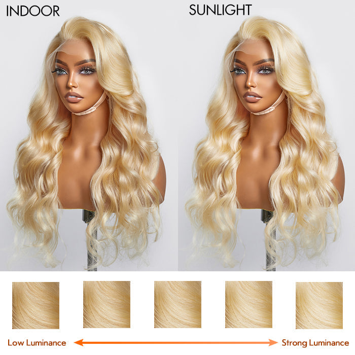 150% Density 13x4 Pre-Plucked Lace Frontal Wig Body Wave #613
