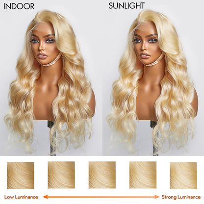 150% Density 13x4 Pre-Plucked Lace Frontal Wig Body Wave #613