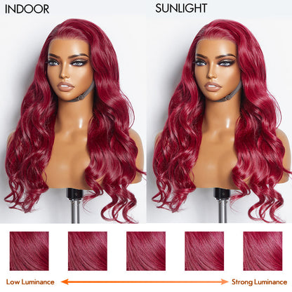 150% Density 13x4 Pre-Plucked Free Part Lace Frontal Wig Body Wave 24 Inches 99J