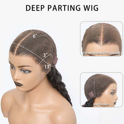 180% Density HD 13x6 Lace Frontal Wig Straight