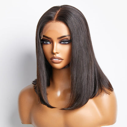 150% Density 5x5 Glueless Lace Closure Bob Wig Straight