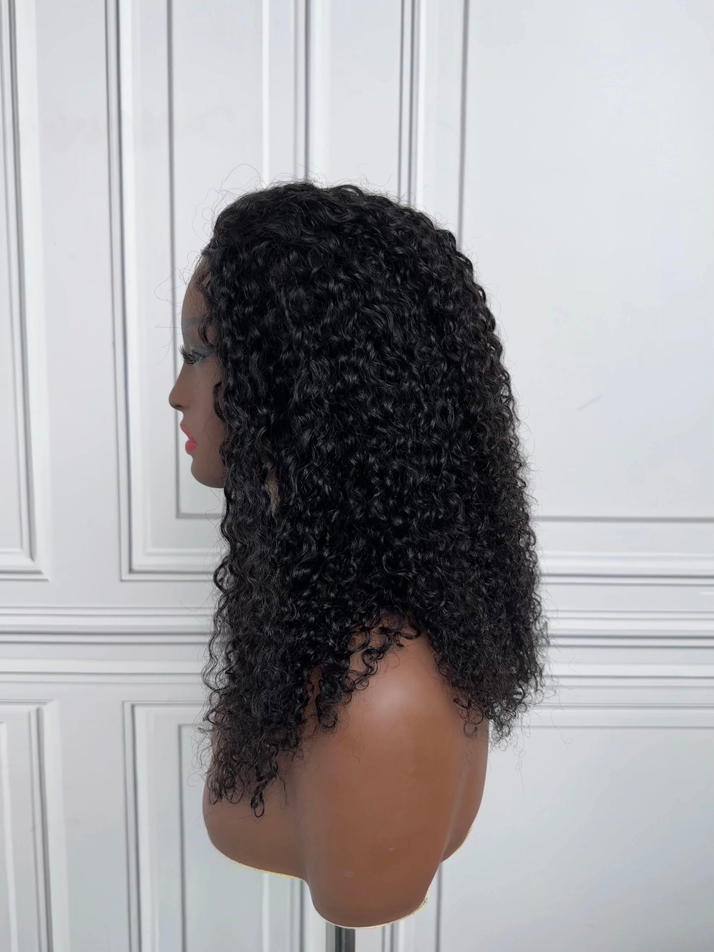 Wear and Go 180% Density Half Wig Messy Curly