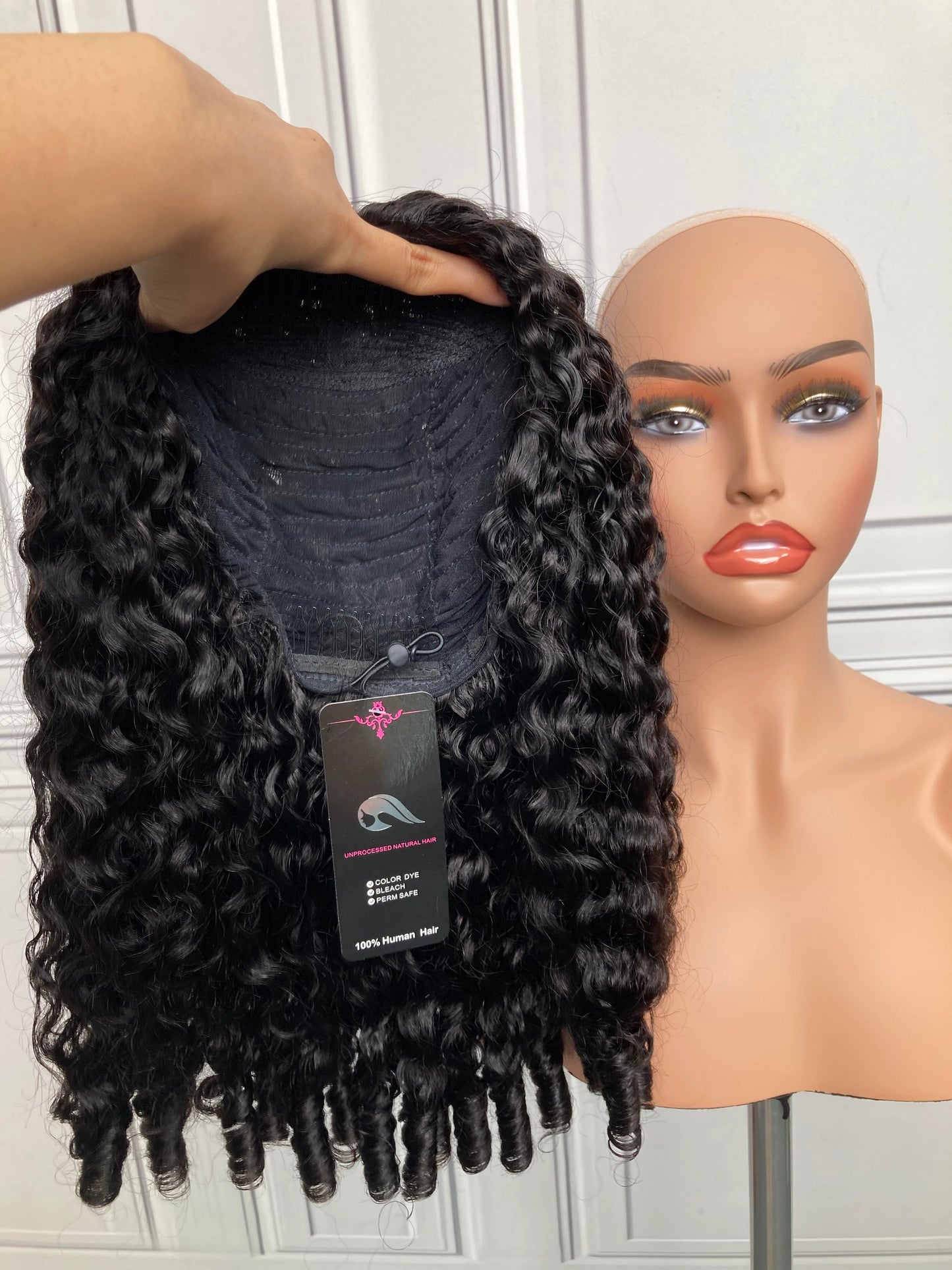 Wear and Go 180% Density Half Wig Burmese Curly