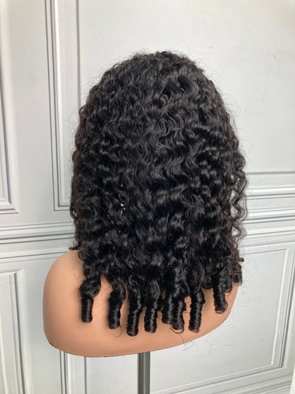 Wear and Go 180% Density Half Wig Burmese Curly