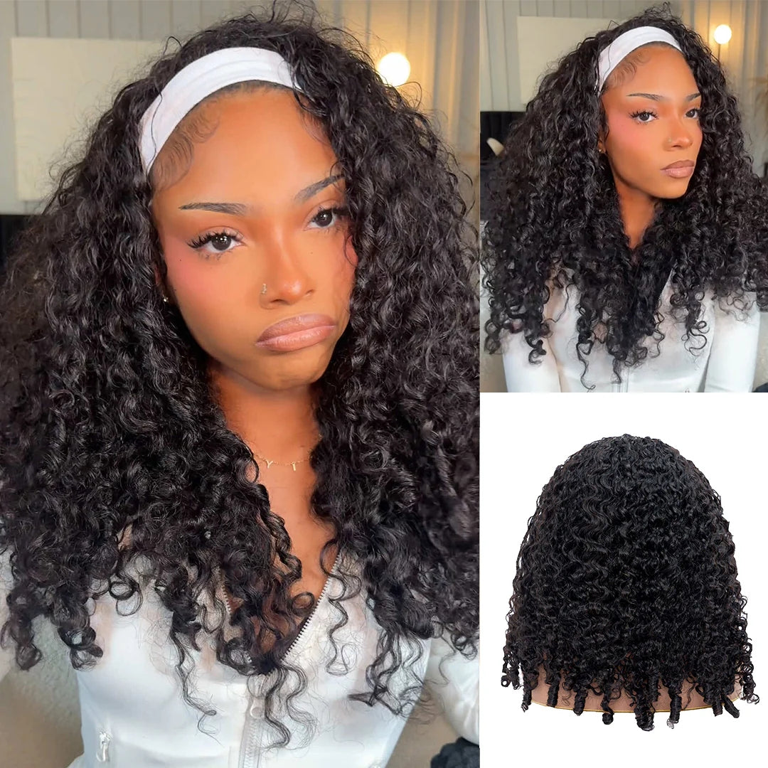Wear and Go 180% Density Half Wig Burmese Curly