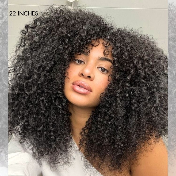 Wear and Go 180% Density Half Wig Messy Curly
