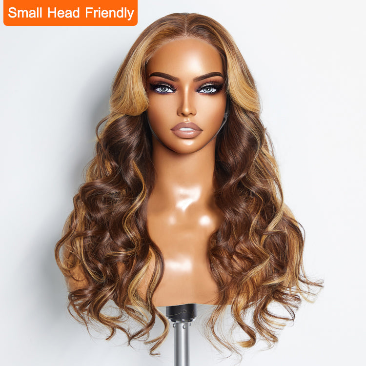 Wear and Go Glueless 150% Density 5x5 Lace Closure Wig #4/27 Body Wave