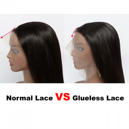 150% Density 13x6 Glueless 3D Cap Pre-bleached Lace Frontal Wig Burmese Curly