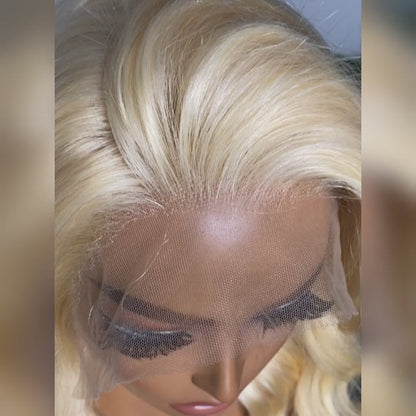 150% Density 13x4 Pre-Plucked Lace Frontal Wig Body Wave #613